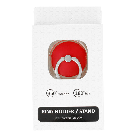 Ring Circle Holder | Red, Zinc Alloy, 360° Rotation - MIZO.at