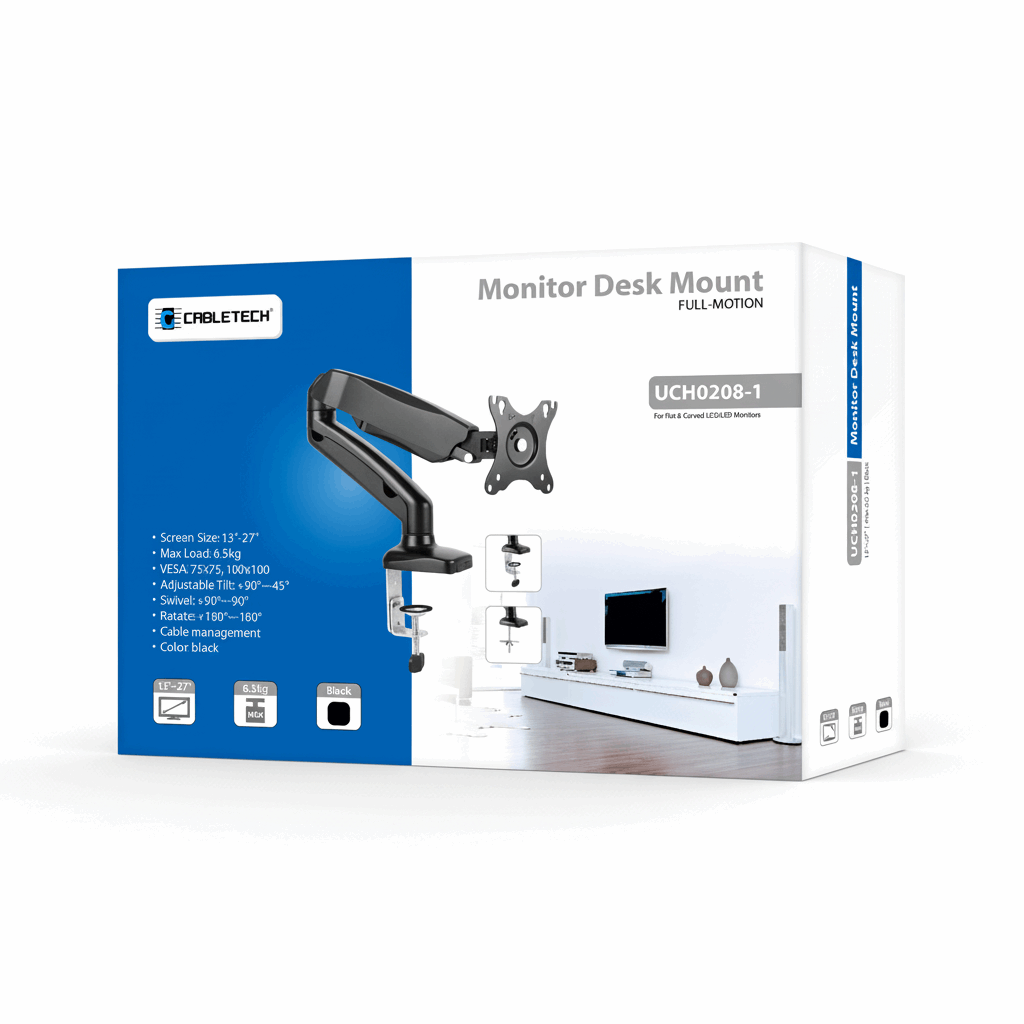 Monitor Halterung 17-32 Zoll Tischklemme VESA Arm verstellbar - MIZO.at