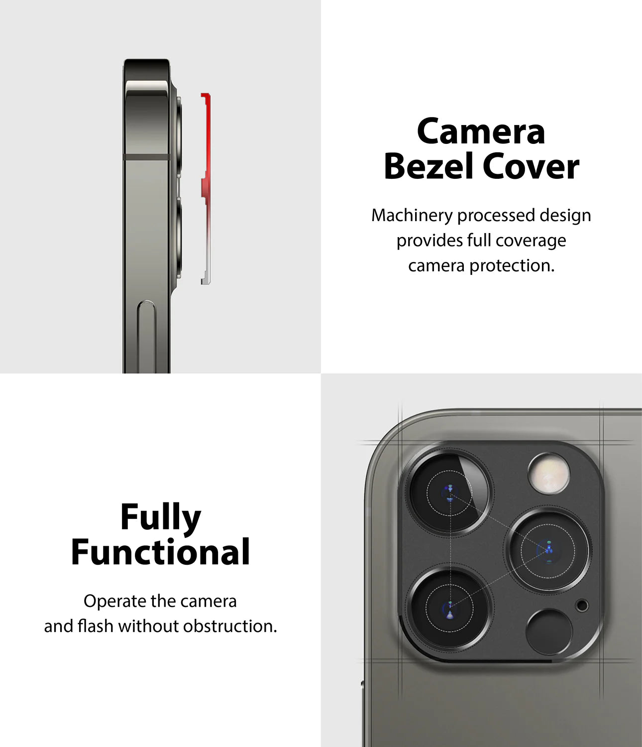 iPhone 12 Pro Camera Protector | Aluminum Lens Guard - MIZO.at