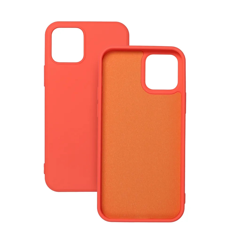 Silikon Case iPhone 14 Pfirsich Peach Soft - MIZO.at