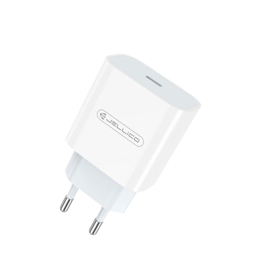 Jellico AK180 Ladegerät 20W PD – USB-C auf USB-C Kabel, Weiß - MIZO.at