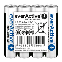4er Pack everActive Pro AAA LR03 Alkaline Batterien 1,5V - MIZO.at