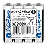 4er Pack everActive Pro AAA LR03 Alkaline Batterien 1,5V - MIZO.at