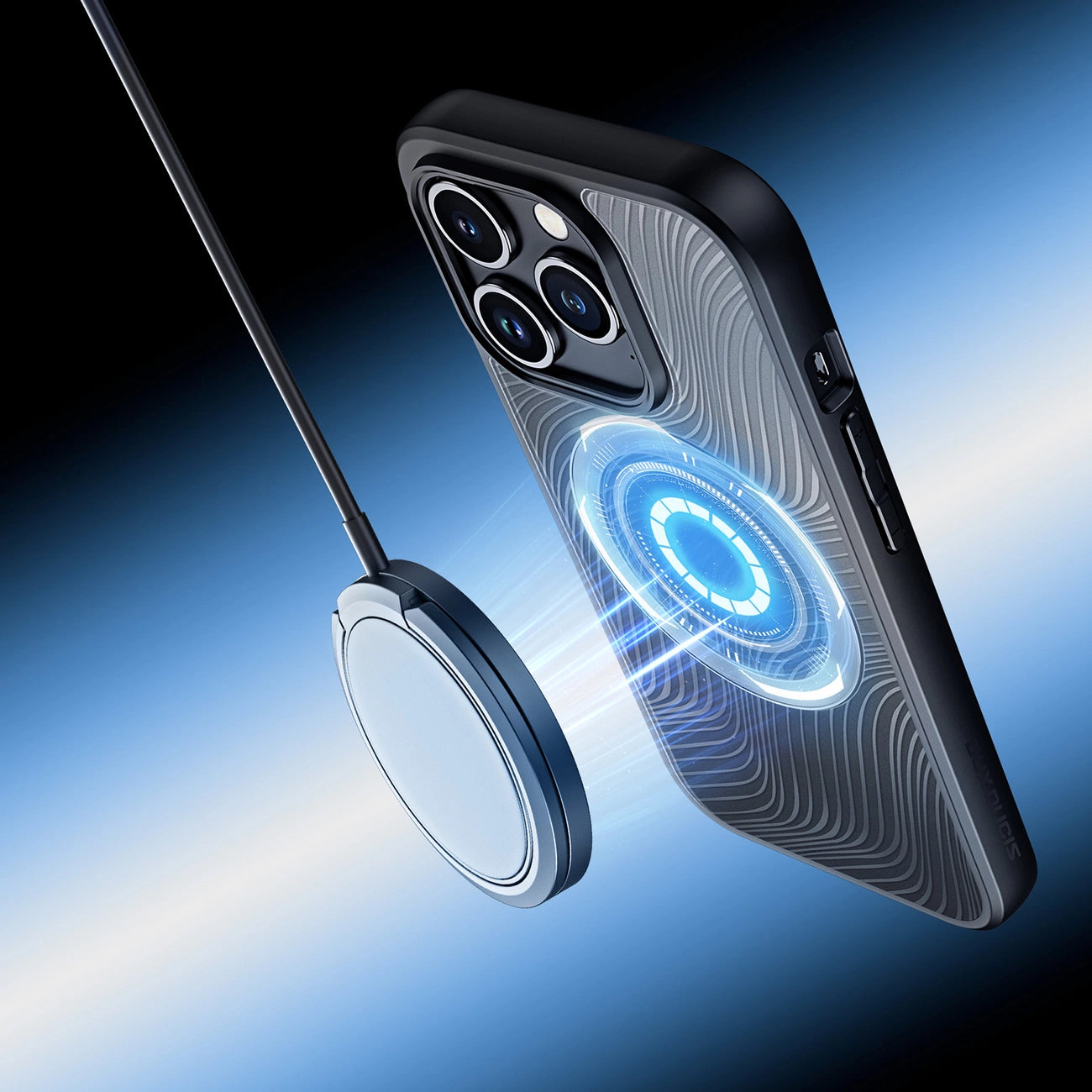 iPhone 15 Pro Armor Case | Black, MagSafe, Protective Design - MIZO.at