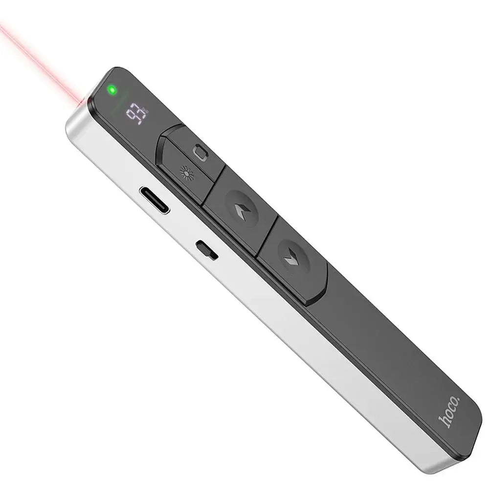 HOCO GM202 Wireless Laser Presenter Bluetooth Silver - MIZO.at