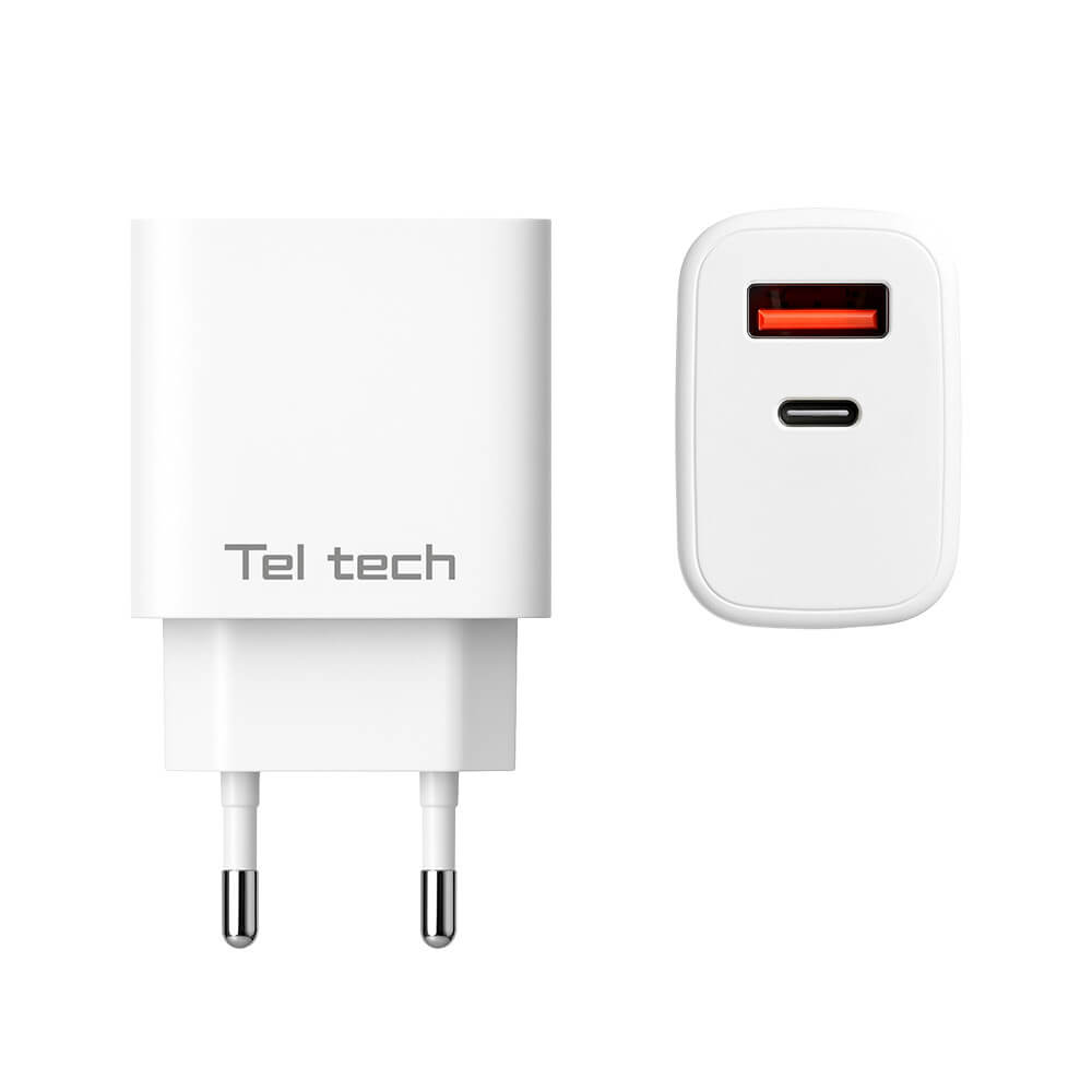Teltech Netzteil USB-C 25W PD PPS Weiß TCH02 - MIZO.at