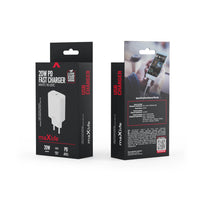 Maxlife USB-C Charger 20W | PD & QC Fast Charging White - MIZO.at