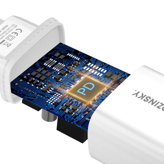 Wozinsky WGWCCW 20W USB-C Wandladegerät | Kompakt & Schnell - MIZO.at