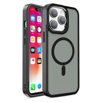 iPhone 14 Pro Max Armored Matte Case | Black, MagSafe Compatible - MIZO.at
