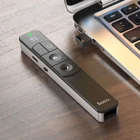 HOCO GM202 Wireless Laser Presenter Bluetooth Silver - MIZO.at