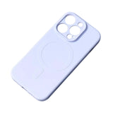 iPhone 15 Pro Max MagSafe Silikon Case Blau - MIZO.at