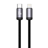 30W USB-C to Lightning PD Charging Cable - Jellico B27, Black - MIZO.at