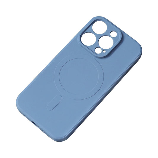 iPhone 15 Silikon Schutzhülle MagSafe Navyblau - MIZO.at