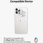 iPhone 12 Pro Camera Protector | Silver | Aluminum Lens Guard - MIZO.at