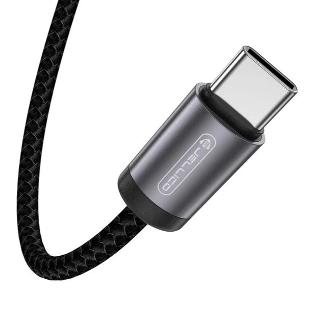 30W USB-C to Lightning PD Charging Cable - Jellico B27, Black - MIZO.at