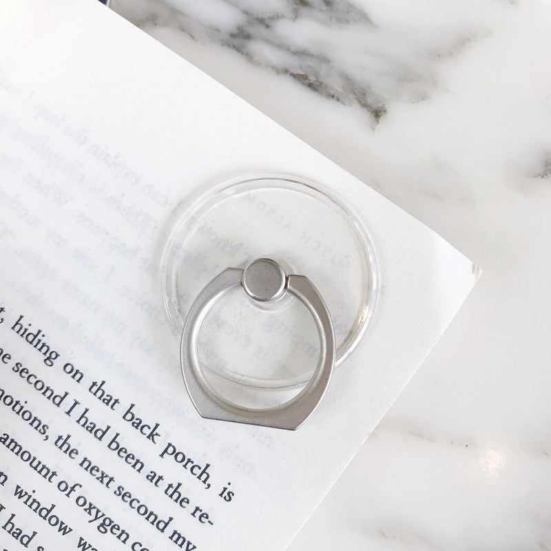 Circle Clear Ring Holder | Transparent Grip for Phones - MIZO.at