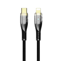 30W USB-C to Lightning PD Charging Cable - Jellico B20, Black - MIZO.at