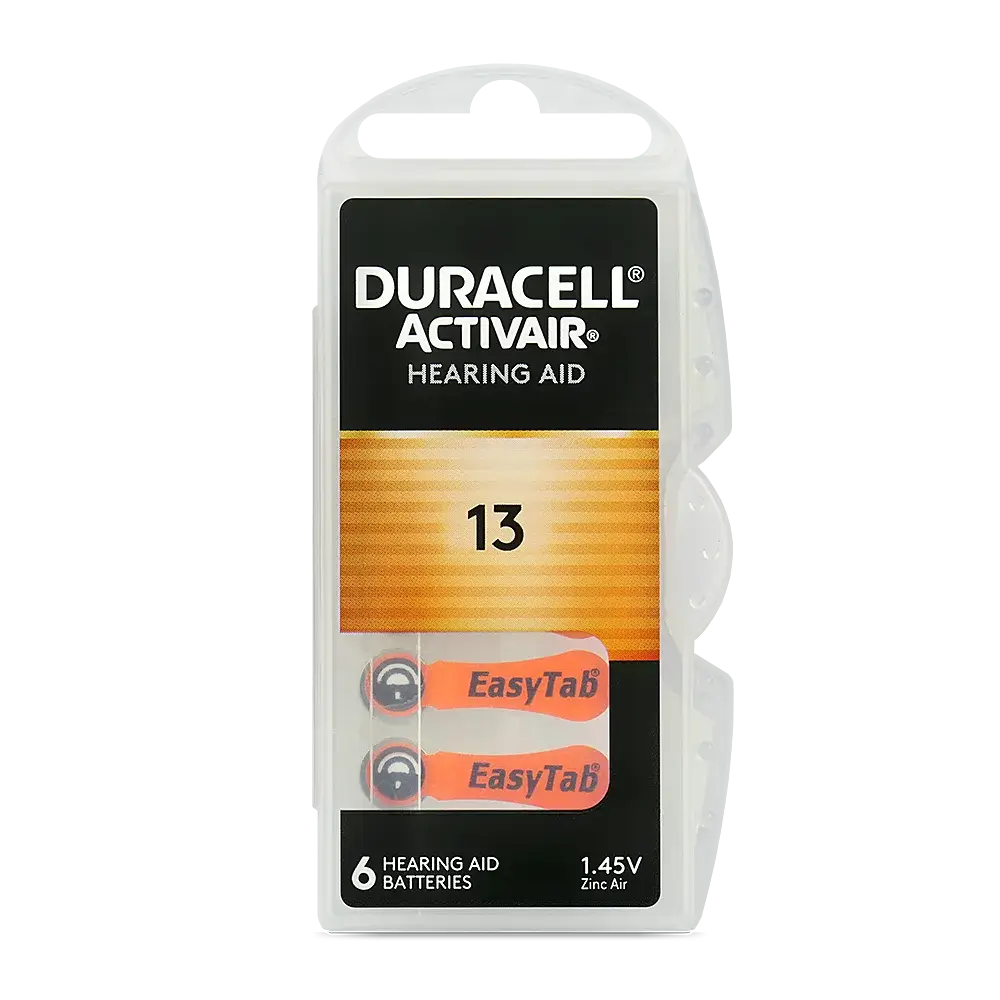 Duracell ActivAir 13 Batteries 6er Pack Made in Germany - MIZO.at