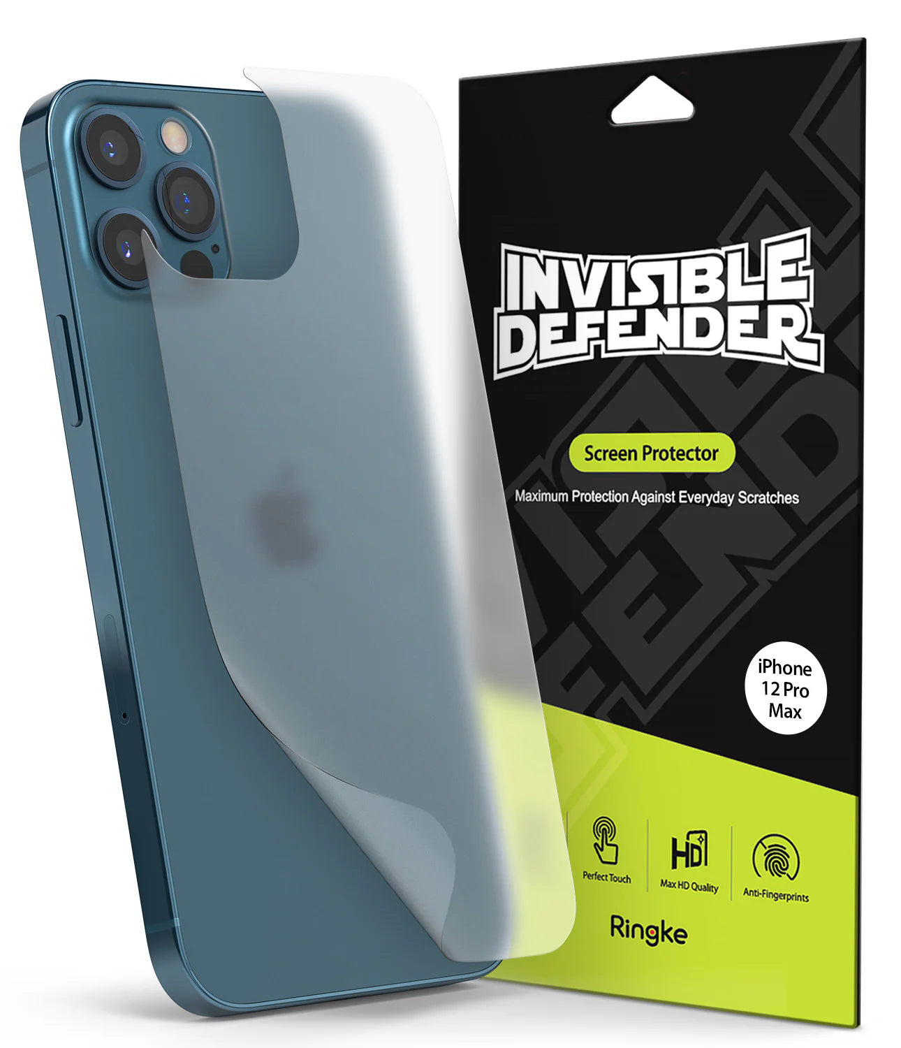 iPhone 12 Pro Max Back Protector | Invisible Defender, Matte Clean - MIZO.at