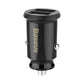 Baseus Grain Auto KFZ Ladegerät – 2x USB 3.1A Schwarz Schnell - MIZO.at