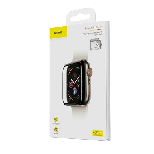 iWatch 40mm Displayschutz Ultra Thin T-Glass – Schwarz Premium Schutz - MIZO.at