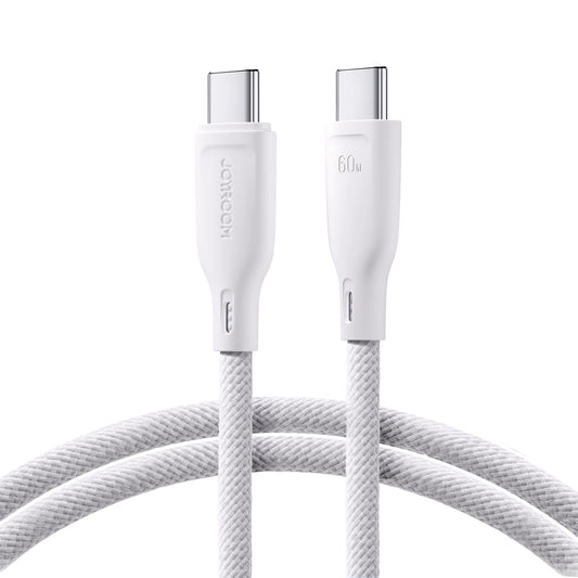 Joyroom 60W USB-C Cable | 1m, White, Fast Charging & Data Sync - MIZO.at