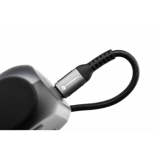 FORCELL C256 Ladekabel USB-A auf Type-C 66W QC4.0 – 0.5m, Schwarz - MIZO.at