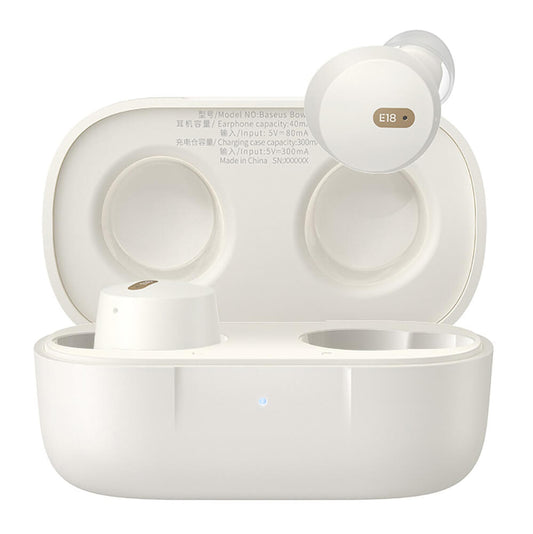 Baseus Bowie E18 Wireless TWS Earphones ENC IPX4 Weiß - MIZO.at