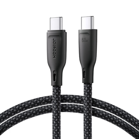 Joyroom 60W USB-C Cable | 1m, Black, Fast Charging & Data Sync - MIZO.at