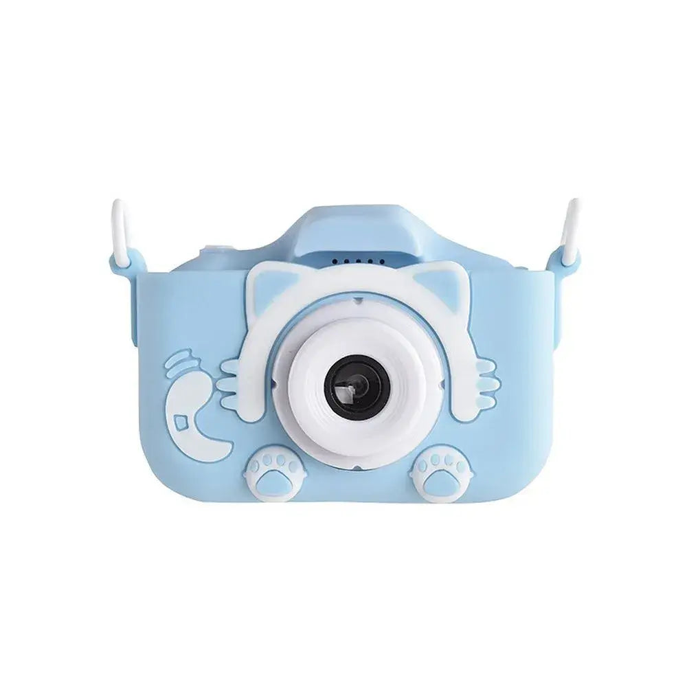 Digital Camera for Kids Cat Shape 40Mpx X5S Blue - MIZO.at