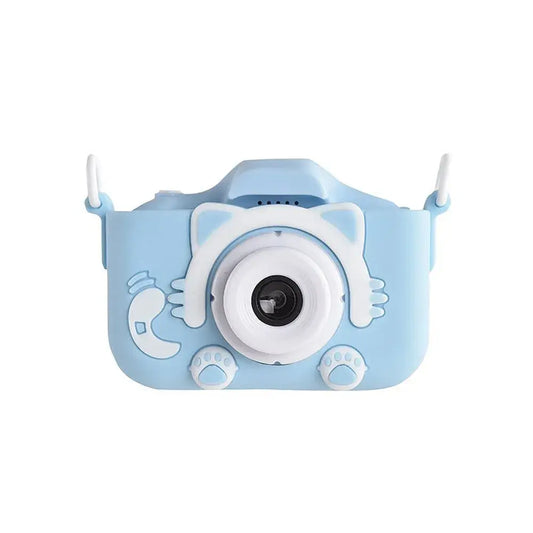 Kinder-Digitalkamera Katze X5S Blau 40MP mit 2 Zoll Display - MIZO.at