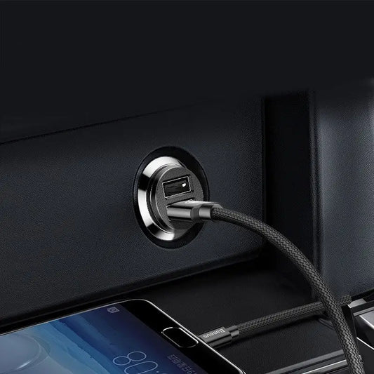 Baseus Grain Auto KFZ Ladegerät – 2x USB 3.1A Schwarz Schnell - MIZO.at