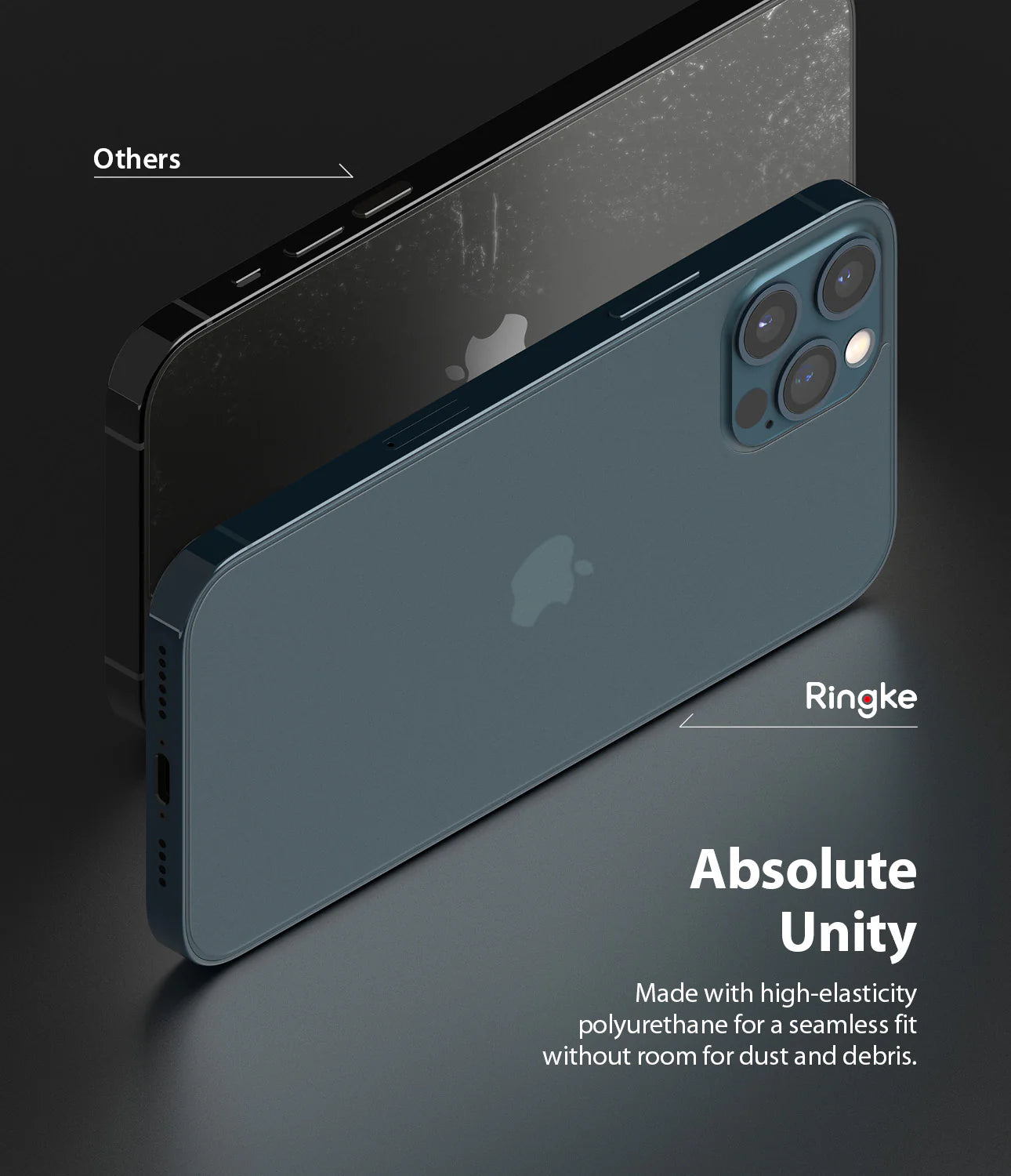 iPhone 12 Pro Max Back Protector | Invisible Defender, Matte Clean - MIZO.at