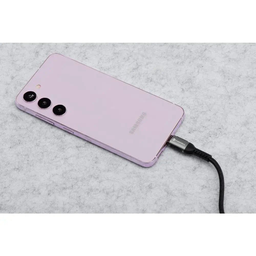 FORCELL C256 USB-A to Type-C 66W QC4.0 Cable 0.5m – Black - MIZO.at