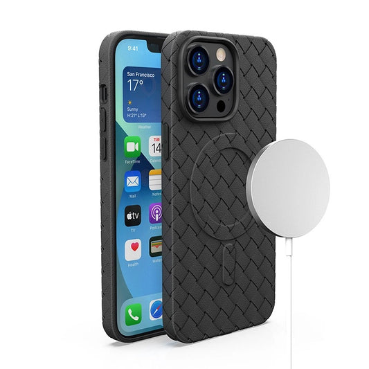 iPhone 15 Pro Max Geflochtenes MagSafe Case Schwarz - MIZO.at