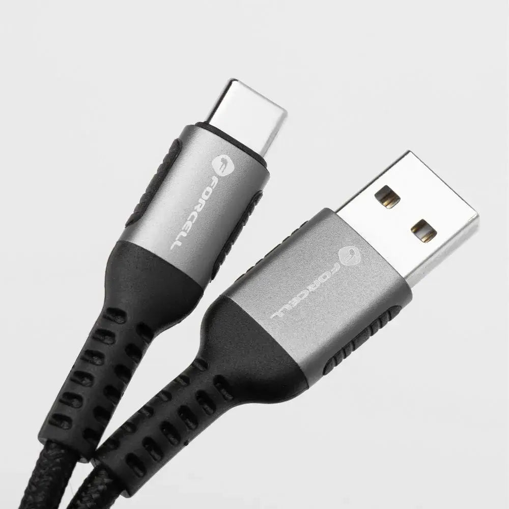 FORCELL C256 USB-A to Type-C 66W QC4.0 Cable 0.5m – Black - MIZO.at