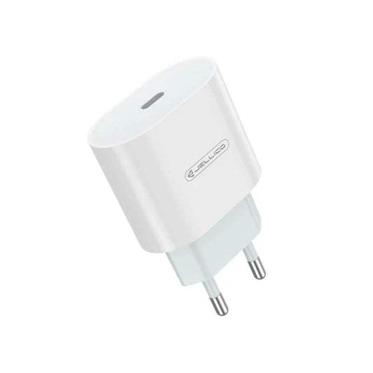 Jellico AK200 USB-C Wandladegerät 20W PD Schnellladung Weiß - MIZO.at