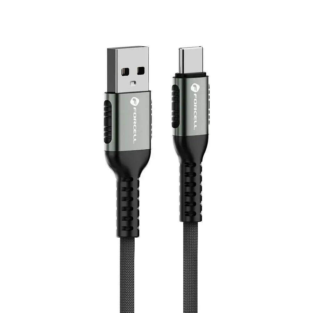 FORCELL C256 USB-A to Type-C 66W QC4.0 Cable 0.5m – Black - MIZO.at