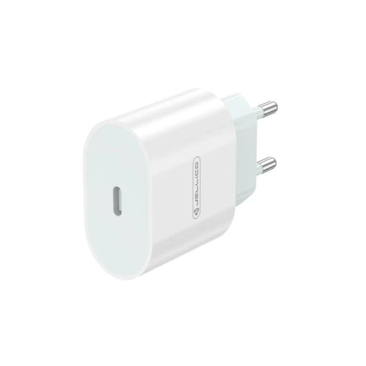 Jellico AK200 USB-C Wandladegerät 20W PD Schnellladung Weiß - MIZO.at