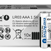 4er Pack everActive Pro AAA LR03 Alkaline Batterien 1,5V - MIZO.at