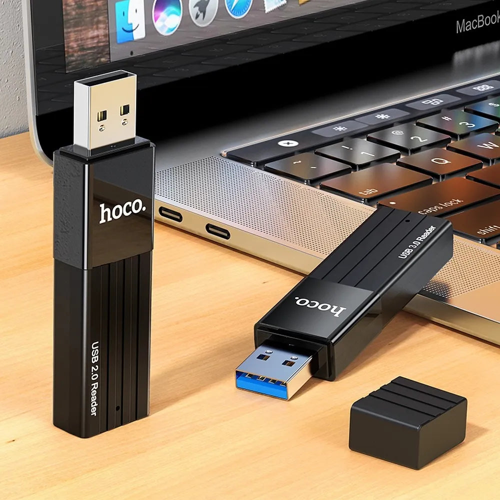 HOCO USB 3.0 Card Reader | 2-in-1 SD/TF Card Reader Adapter - MIZO.at