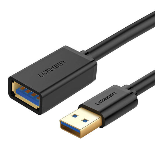 Ugreen USB 3.0 Verlängerungskabel 2m – Schwarz Hochgeschwindigkeit - MIZO.at