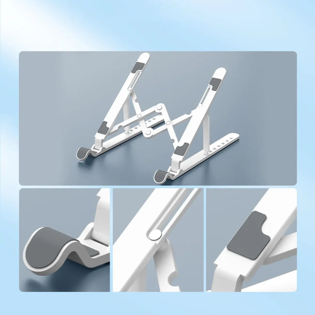 Orico PFB-A24 Foldable Laptop Stand | Portable & Adjustable Black - MIZO.at