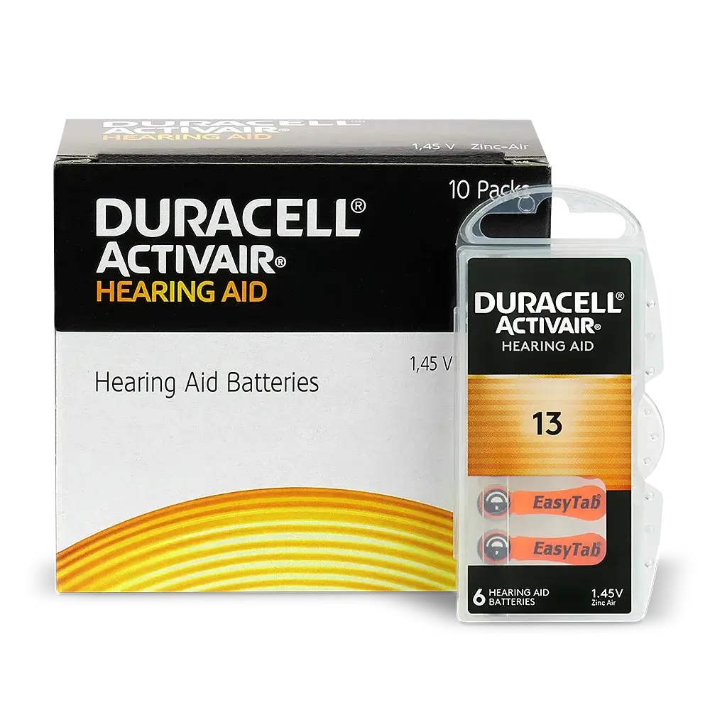 Duracell ActivAir 13 Batteries 6er Pack Made in Germany - MIZO.at