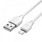 Pioneer Lightning Datenkabel 1 m – 2,4 A Nylon & Aluminium Weiß - MIZO.at