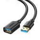Ugreen USB 3.0 Verlängerungskabel 2m – Schwarz Hochgeschwindigkeit - MIZO.at