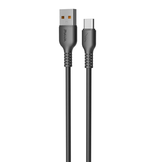 Pavareal USB zu USB-C – Schwarz Kompakt Schnellladung Datensync - MIZO.at