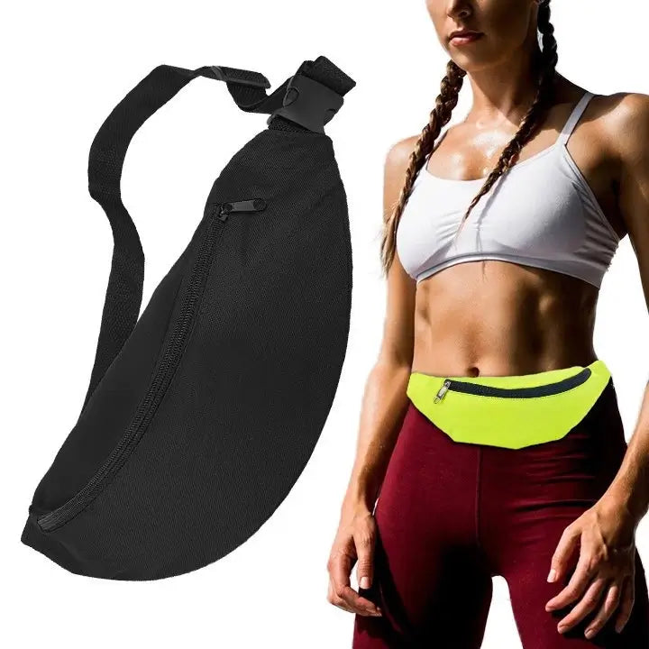 Ultimate Running Belt Bag | Secure Fit for Keys & Wallet – Black - MIZO.at