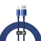 Lightning Crystal Shine Kabel, 2 m Blau – 2,4A Schnellladen & Glanz Design - MIZO.at