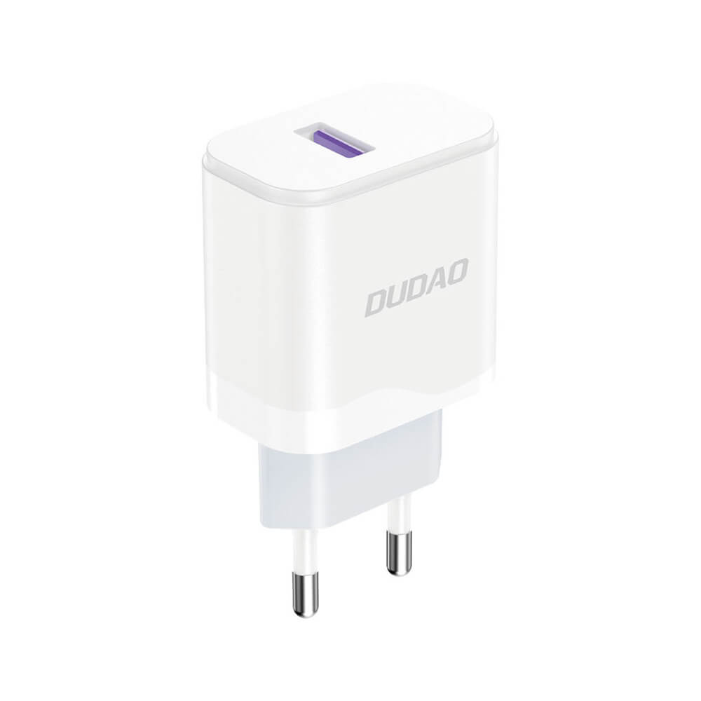 Dudao A20EU 18W USB-A Schnellladegerät Weiß + USB-C Kabel Set - MIZO.at